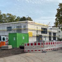 Feuerwehrgerätehaus Bergheim Ansicht Roh