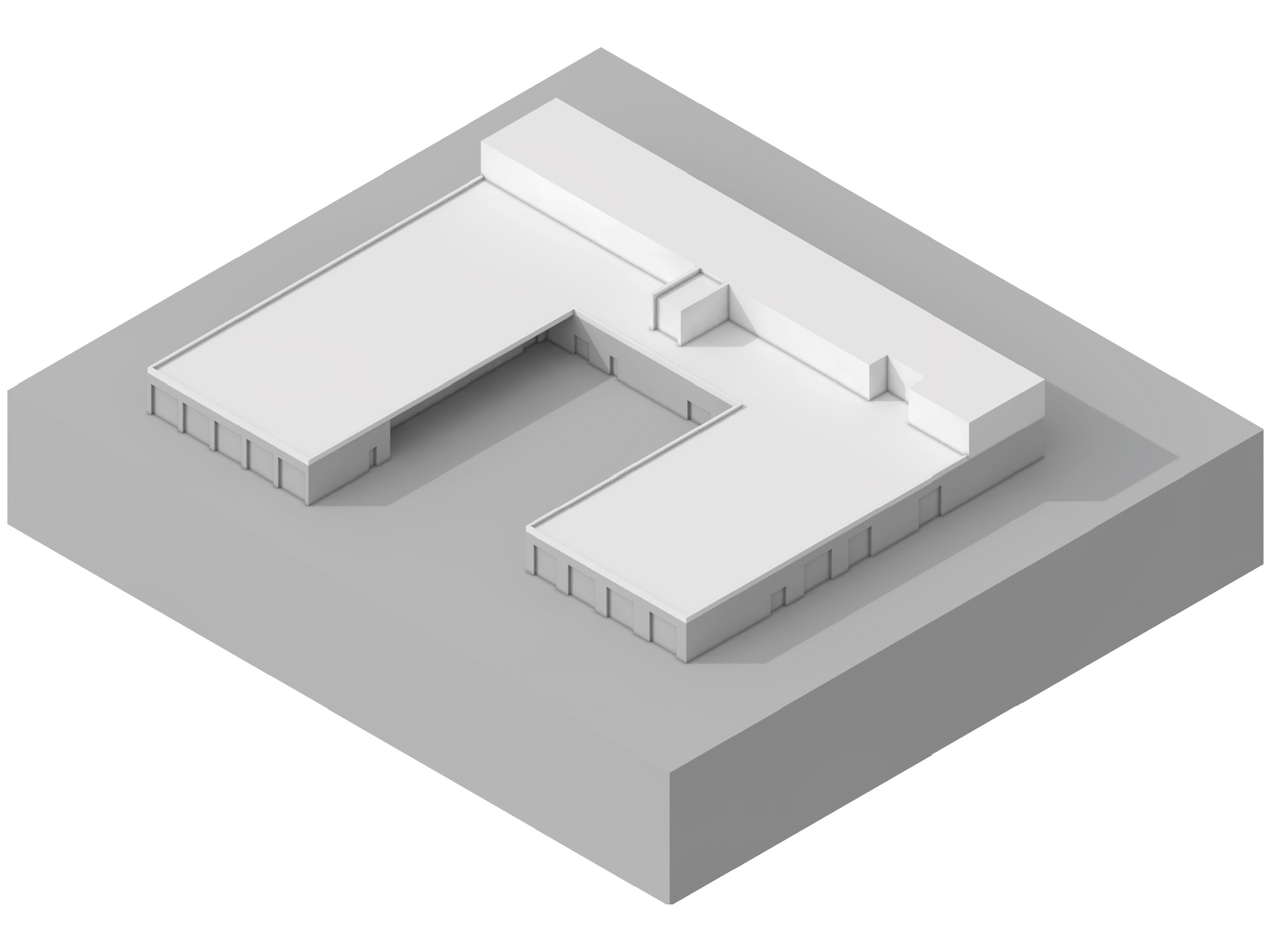 Bauhof Bonner Str. Entwurfsmodell Bild