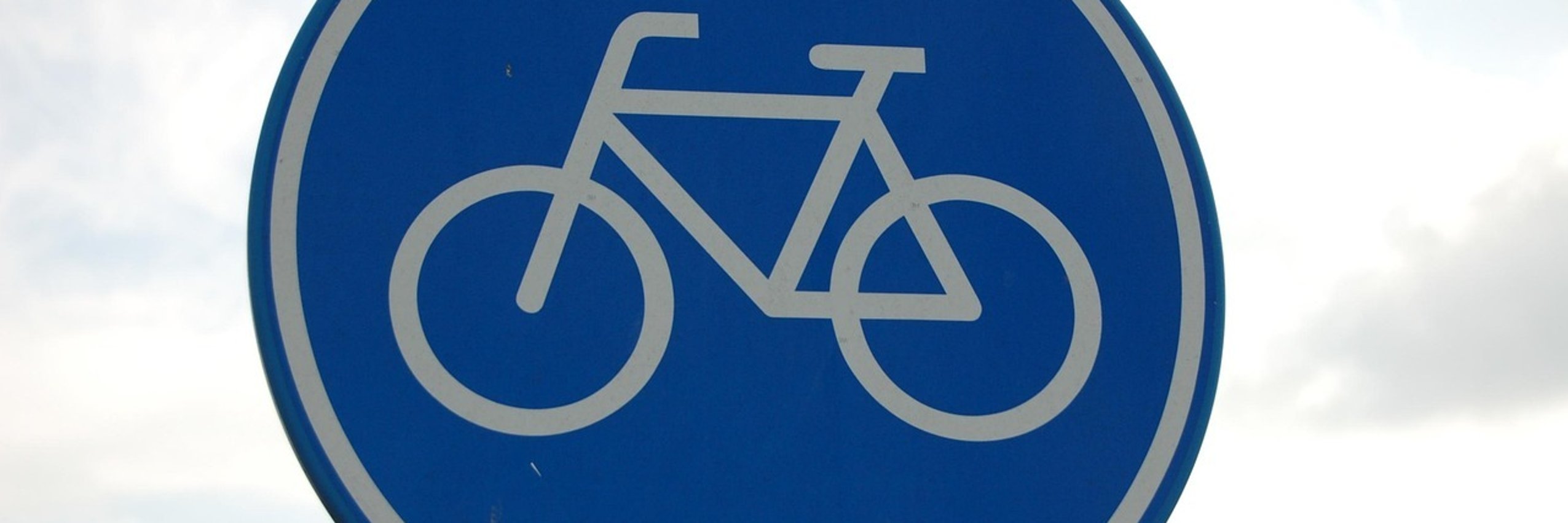 Fahrradweg Verkehrsschild