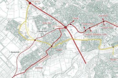 Übersichtsplan Ortsumgehung Kriegsdorf L 332n
