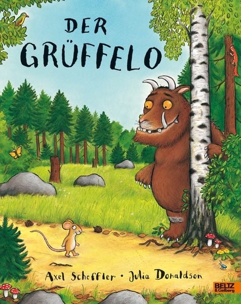 Zu sehen ist das Bilderbuchcover zum Buch "Der Grüffelo".