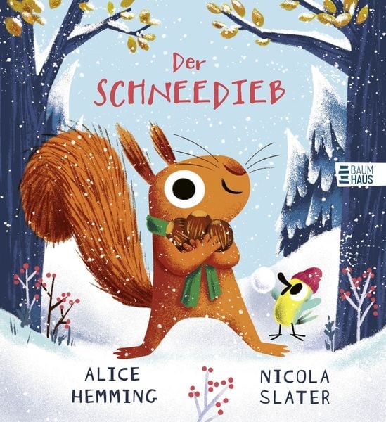 Zu sehen ist das Cover des Bilderbuches "Der Schneedieb".