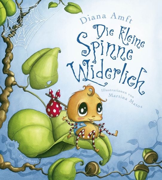 Das Bild zeigt das Buchcover des Buches "Die kleine Spinne Widerlich".