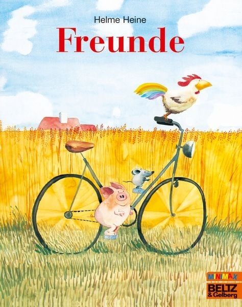 Zu sehen ist das Cover des Bilderbuches "Freunde" von Helme Heine.