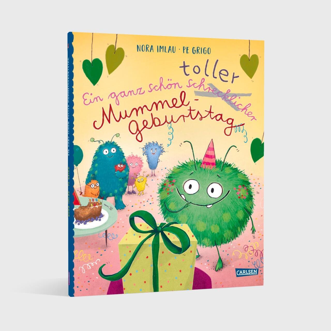 Zu sehen ist das Cover des Bilderbuches "Murmelgeburtstag".