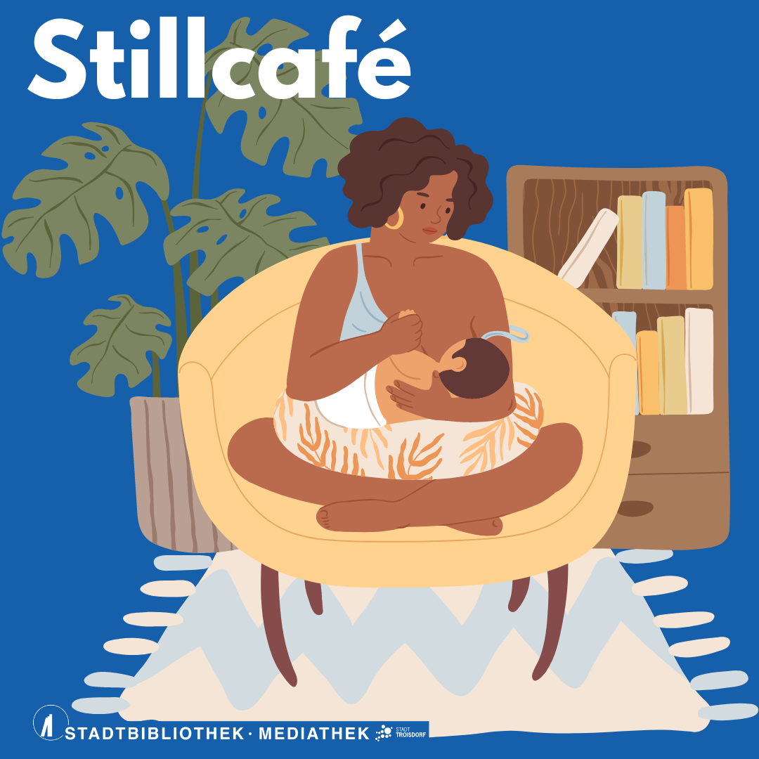 Auf dem Bild ist eine stillende Mutter mit Ihrem Baby zu sehen.