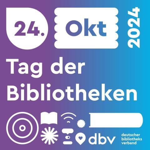Zu sehen ist das Logo der Veranstaltung "Tag der Bibliotheken"