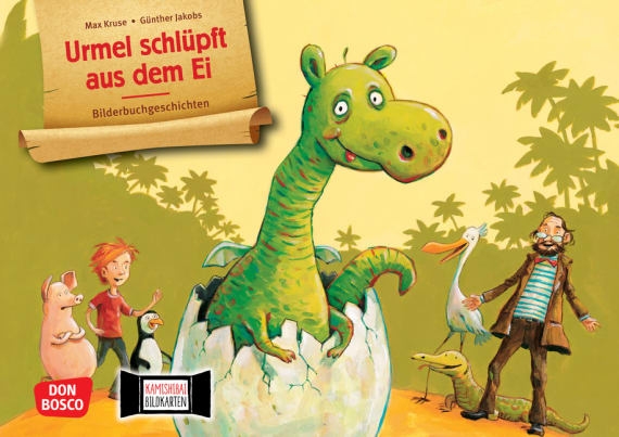 Auf dem Bild ist Urmel der aus dem Ei schlüpft zu sehen.
