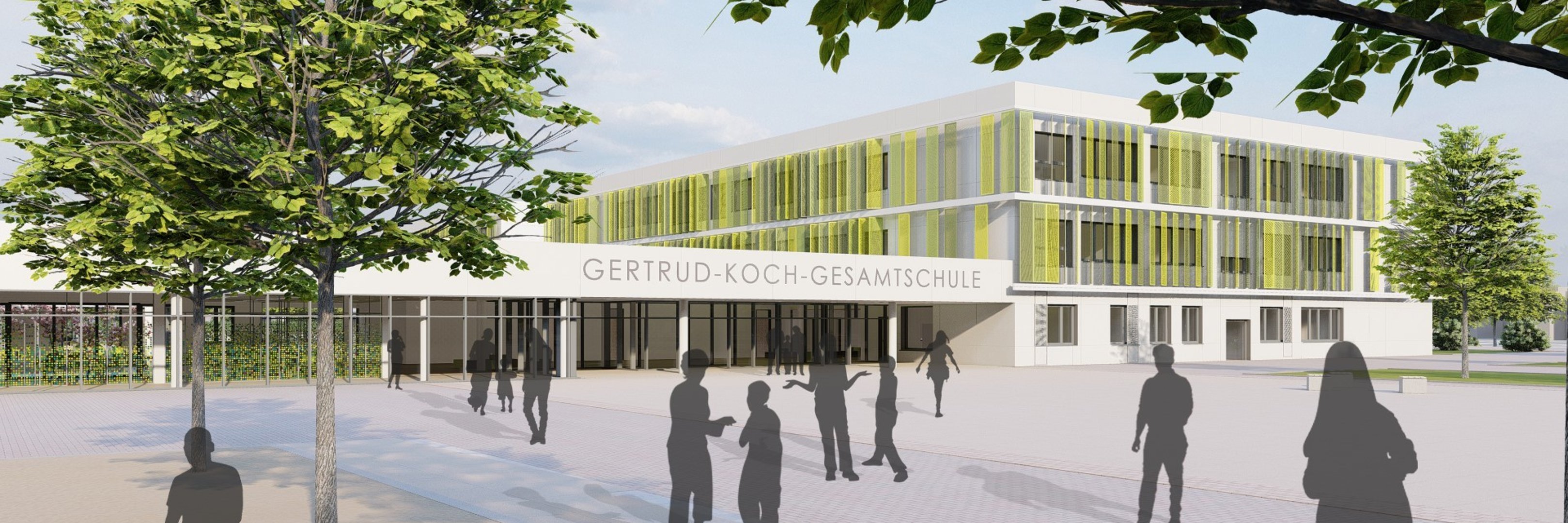 Gesamtschule Sieglar Animation Neubau