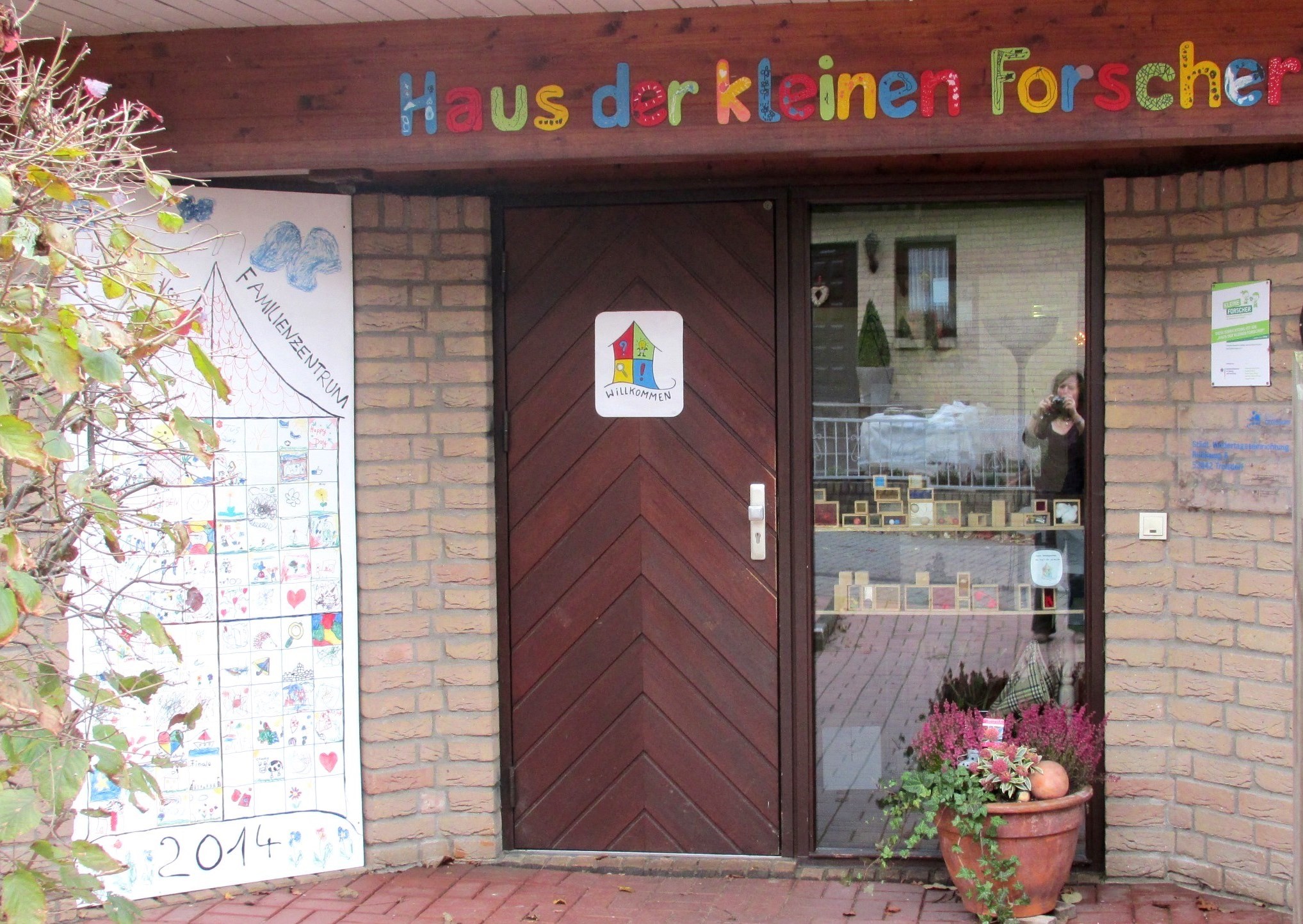 Eingang zur Kita Rübkamp