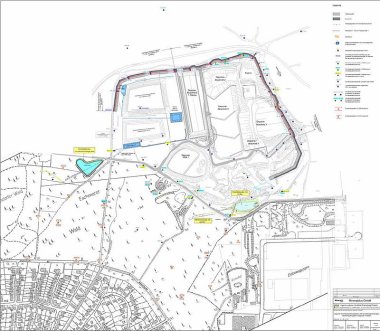 Lage der Grundwassermessstellen und Grundwasserdrainagen – Monitoring-Programm Deponie Troisdorf, Stand 15.04.2016
