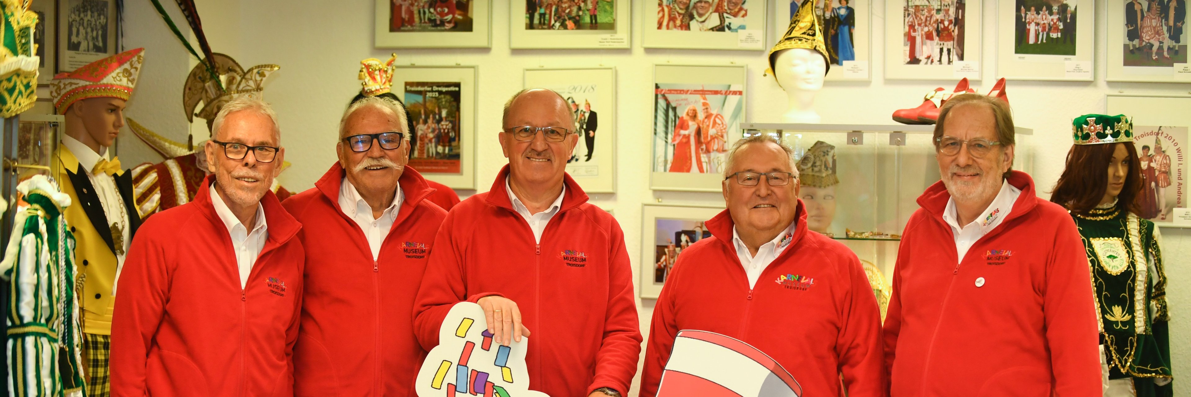 Mitglieder des Karnevalmuseum Troisdorf e.V.