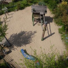 Luftbild Spielplatz An der Alaunhütte, Spich