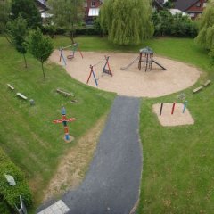Luftbild Spielplatz Längsbroich, Altenrath