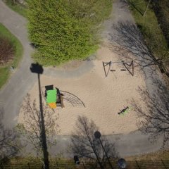 Luftbild Spielplatz Rübkamp, Altenrath
