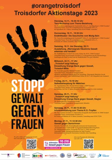 Plakat Orange Troisdorf