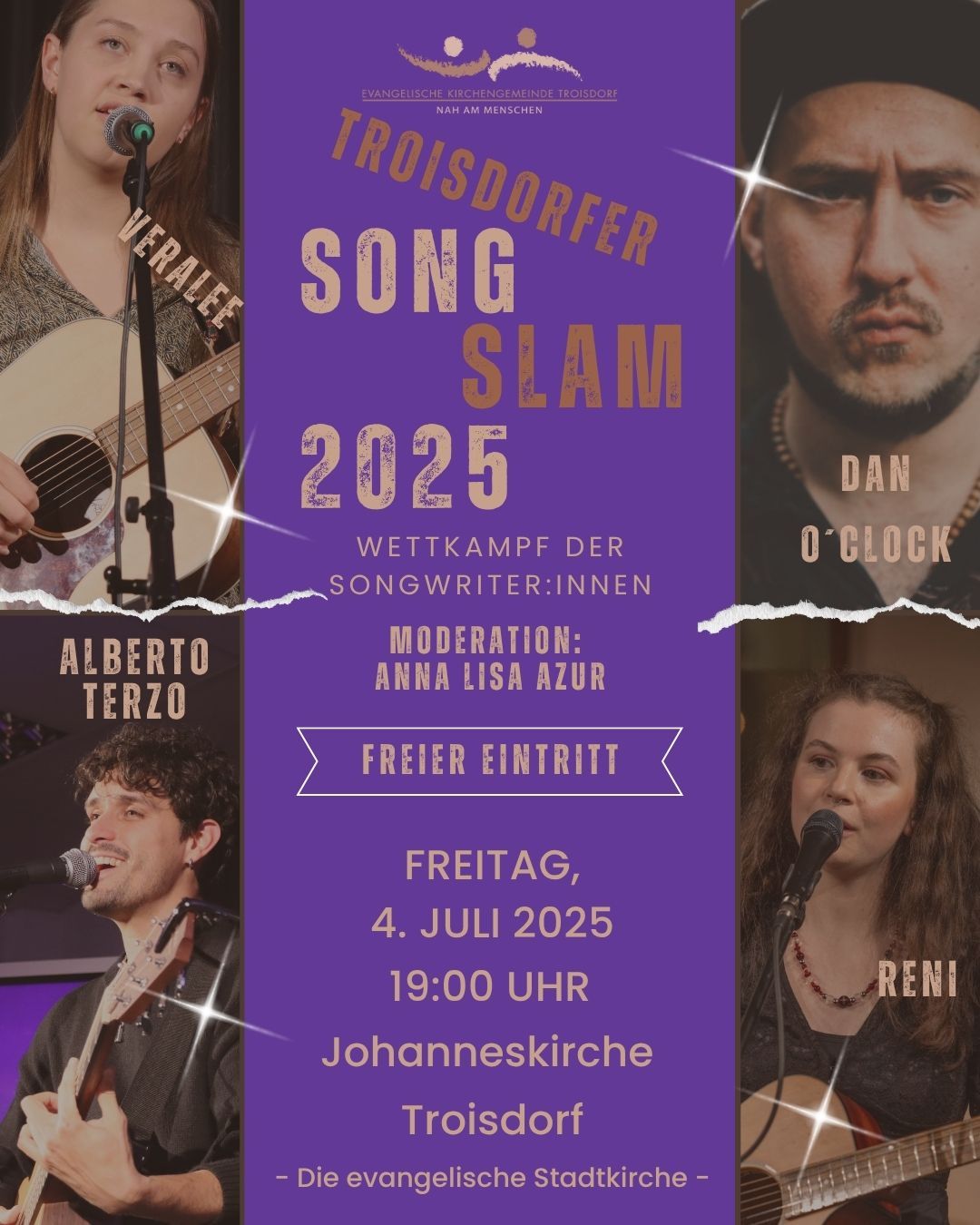 Black And White Vintage Music Festival Poster (Instagram-Post (4:5)) - 1