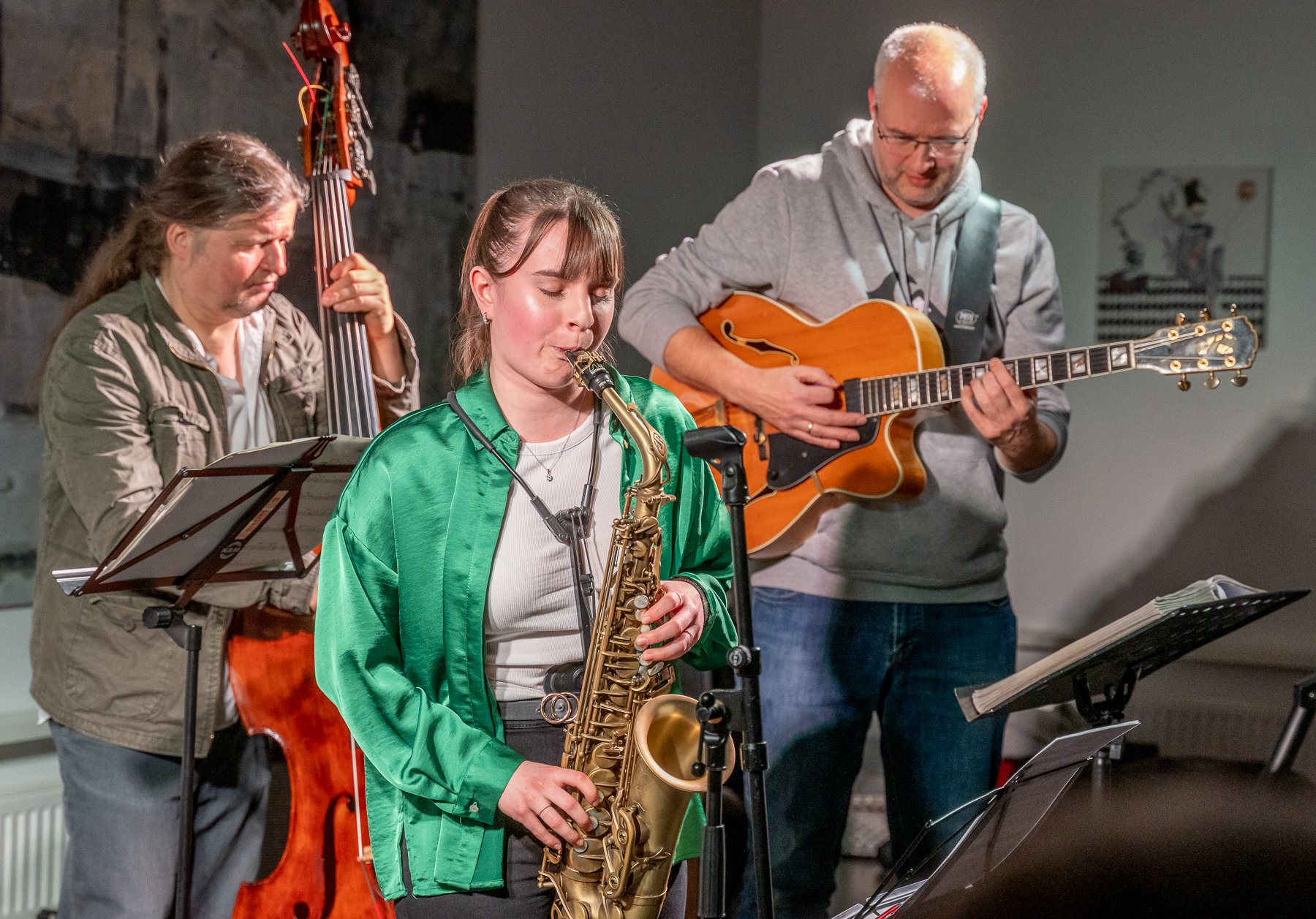 Saxophonistin Paula Steimer Saxophonistin Paula Steimer