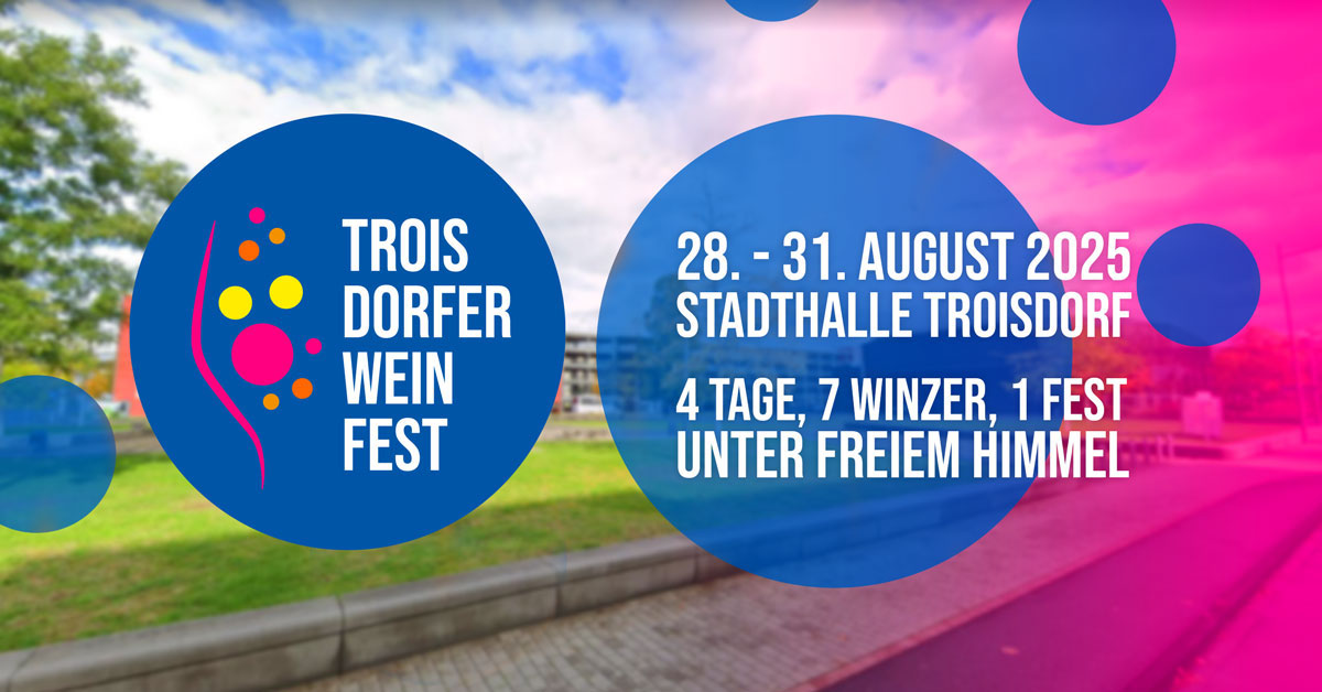 Troisdorfer Weinfest vom 28. bis 31. August