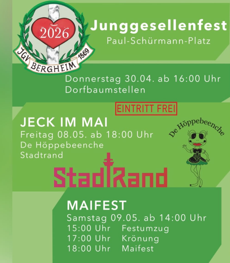 Plakat Tanz in den Mai