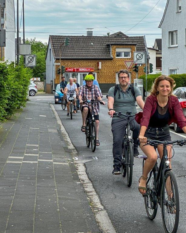 Fahrradfahrer in Troisdorf