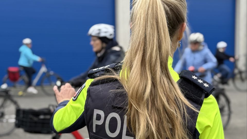 Pedelec-Training der Polizei