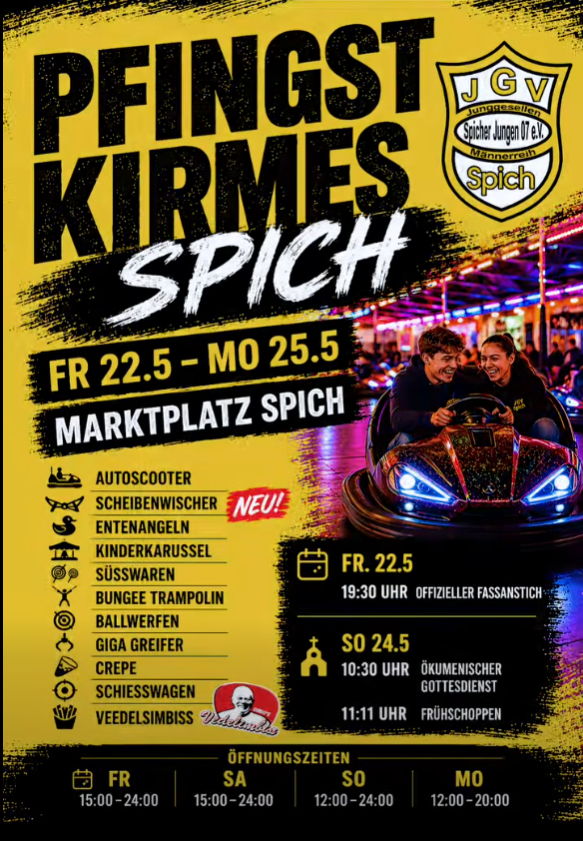 Plakat Kirmes Spich