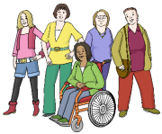 Gruppe an Frauen