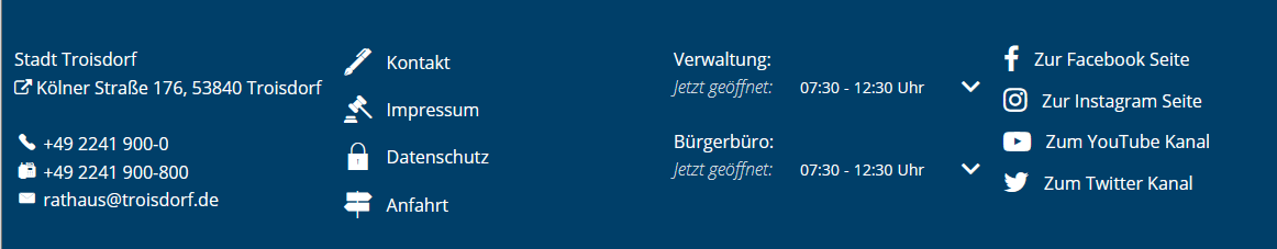 Footer Menü