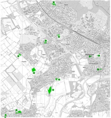 Obstbaumwiesen im Stadtgebiet