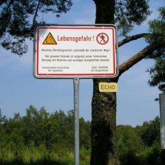 Beschilderung an den Hauptzugängen zur Wahner Heide