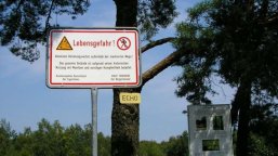 Beschilderung an den Hauptzugängen zur Wahner Heide