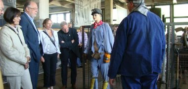 Harter Beruf: Ein ehemaliger Minen-Mitarbeiter erklärte die Arbeit in der Kohlenmine.