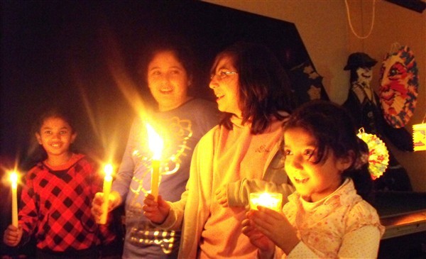 Martinssingen im Stadtteilhaus auf der Hütte