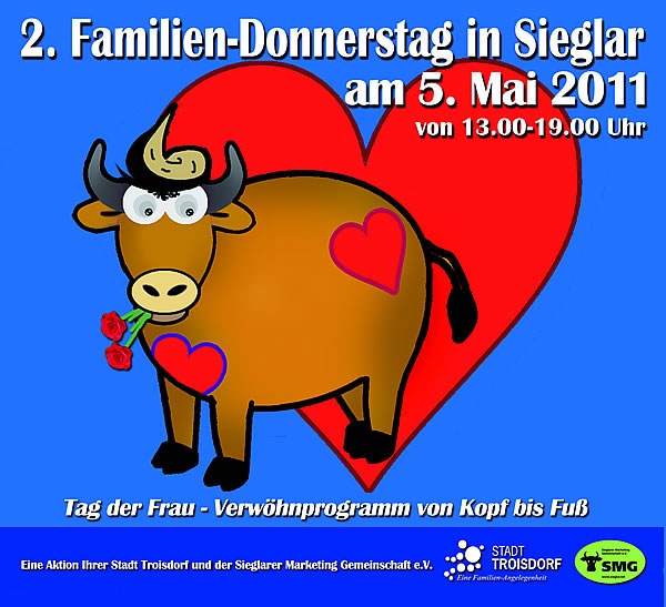 Plakat zum Familien-Donnerstag in Sieglar