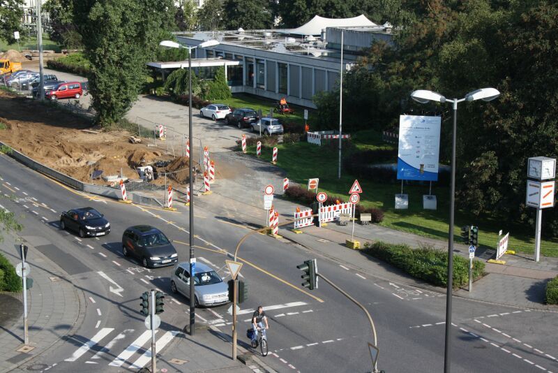 Die Bauarbeiten für einen Stauraumkanal ab Kita Mülheimer Straße Richtung Spich gehen weiter.