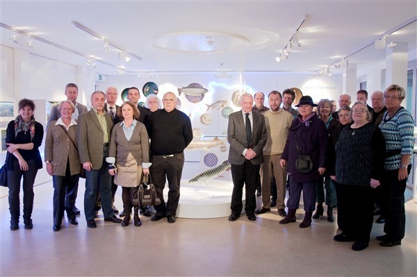 Kulturausschuss vor Ort: Die Mitglieder trafen sich im Fischerei-Museum in Troisdorf-Bergheim, 4.v.l. Ausschussvorsitzender Horst-Peter Jung.
