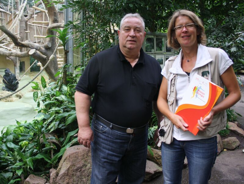 Bei Mission Olympic werden Händis als Spenden für Gorilla-Schutzprojekte gesammelt.