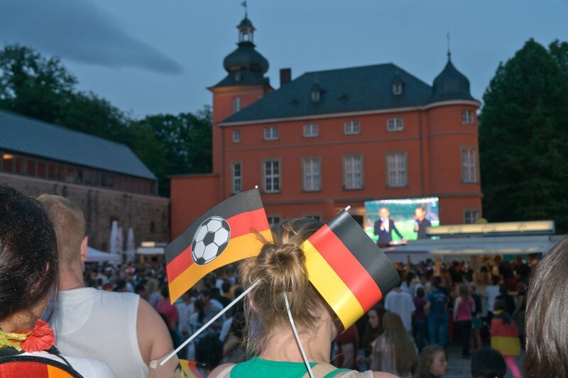 Ein toller Erfolg waren die 10 Übertragungen der EM-Spiele auf Burg Wissem!