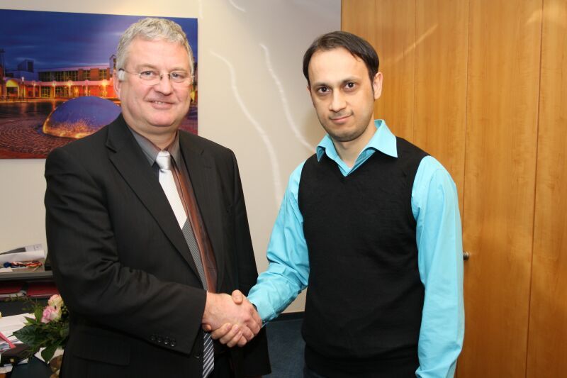 Bürgermeister Klaus-Werner Jablonski (links) und Abdulrahman Köylüoglu