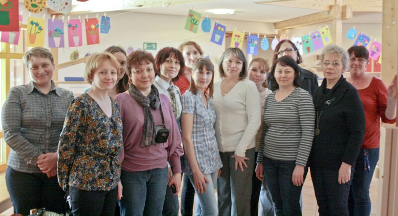 Russische Erzieherinnen kamen zum Erfahrungsaustausch in die städtische Kita Heidenaustraße.