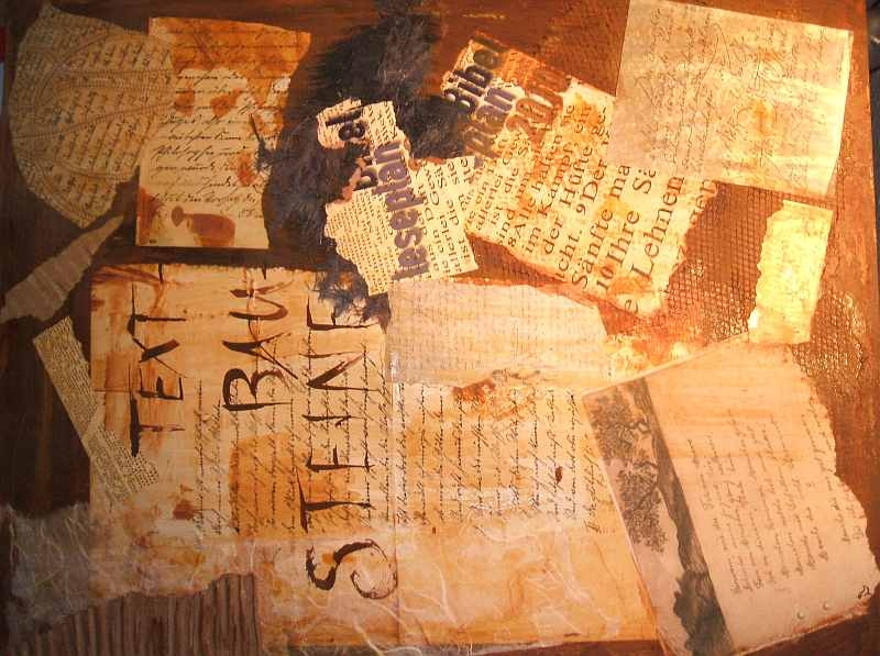 Collage von Irmgard Köster (Foto von Julia Denuell)