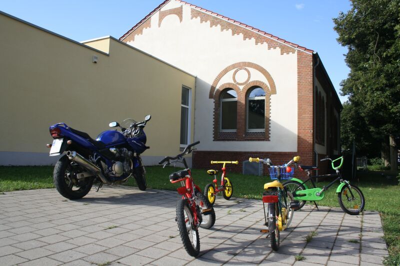 Richtig wahrnehmen! Zweiräder an der Kita Am Wasserwerk.