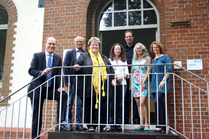 Vertreter der Stadt und der Kitas sprachen über die Neubaupläne der Heidepänz.