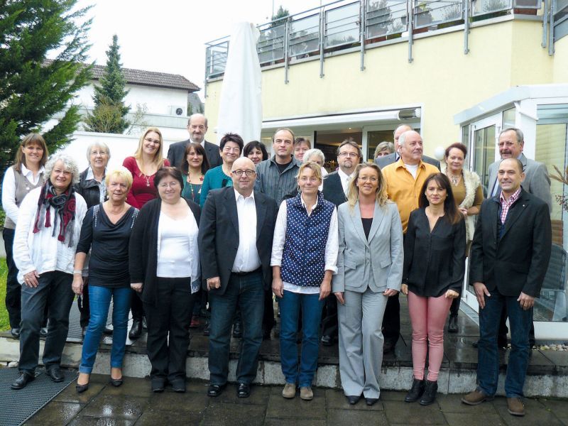 .Ehrung nach vielen Jahren des Einsatzes für die Bürgerinnen und Bürger: Pensionäre, Rentner und Jubilare der Stadtverwaltung.