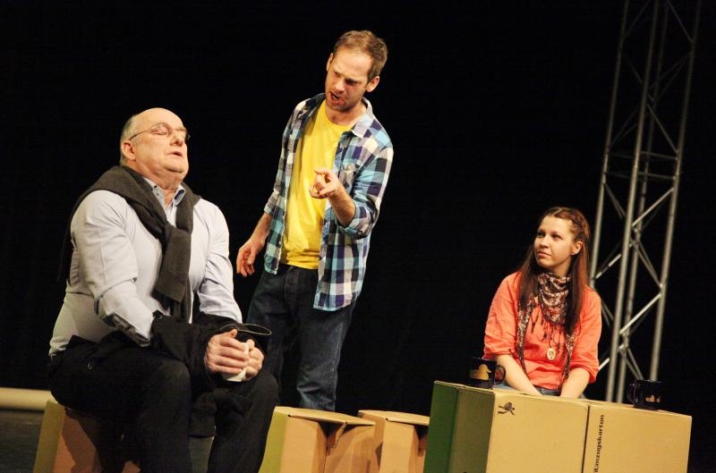 Szene aus dem Theaterstück "Die fetten Jahre sind vorbei"