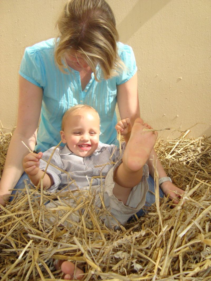Entspannung pur für Jung und Alt: das Strohbad.
