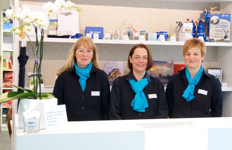 Das Team der Tourist-Information: v.l. Ilonka Vorholz, Monika Böger und Natascha Holly-Frieske.