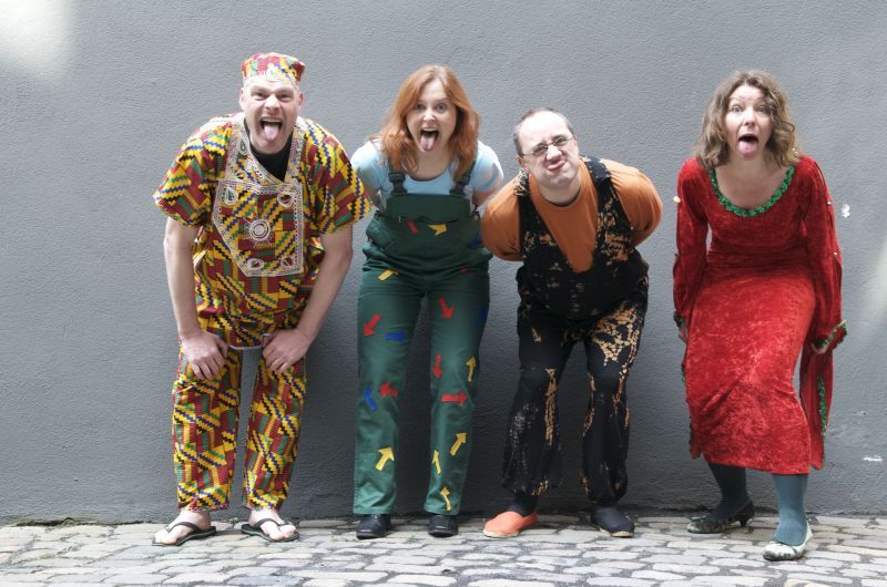 Das Ensemble Confettissimo spricht mit Musik und Mimik alle Sinne an.