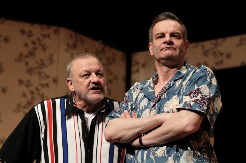 Leonard Lansink und Heinrich Schafmeister mimen Oscar und Felix, das seltsame Paar.